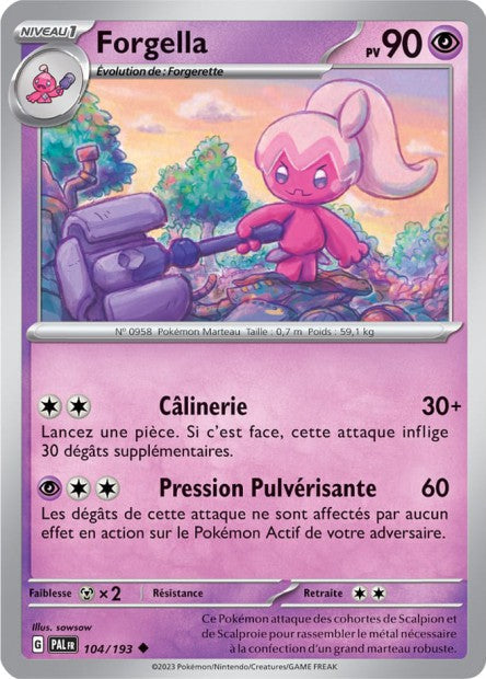 Carte Pokémon Forgella 104/193 PAL EV02 LorenZone