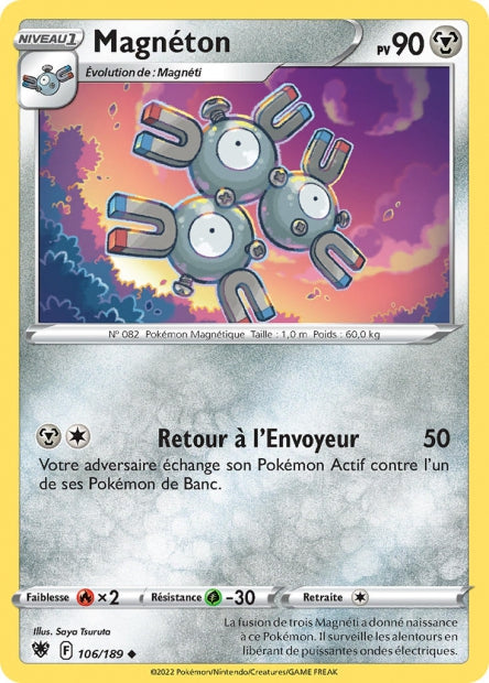 Carte Pokémon Magnéton 106/189 ASR EB10 LorenZone