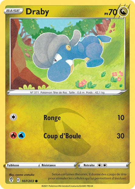 Carte Pokémon Draby 107/203 EVS EB07 LorenZone