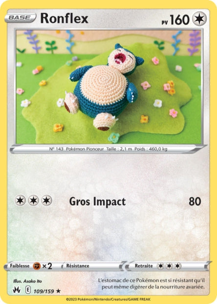 Carte Pokémon Ronflex 109/159 CRZ EB12_5 LorenZone