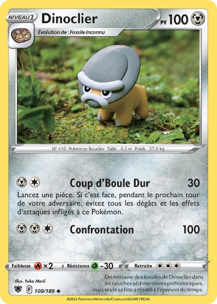 Carte Pokémon Dinoclier 109/189 ASR EB10 LorenZone