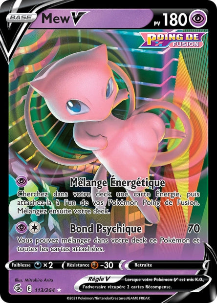 Carte Pokémon Mew V 113/264 FST EB08 LorenZone