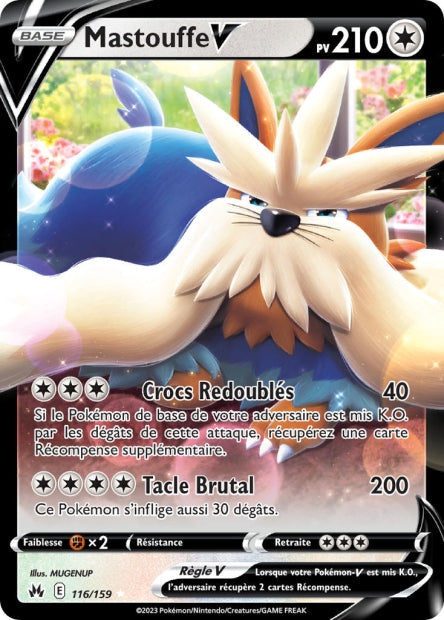 Carte Pokémon Mastouffe V 116/159 CRZ EB12_5 LorenZone