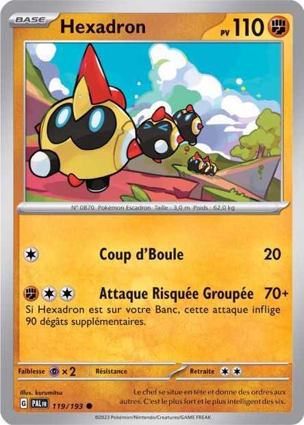Carte Pokémon Hexadron 119/193 PAL EV02 LorenZone