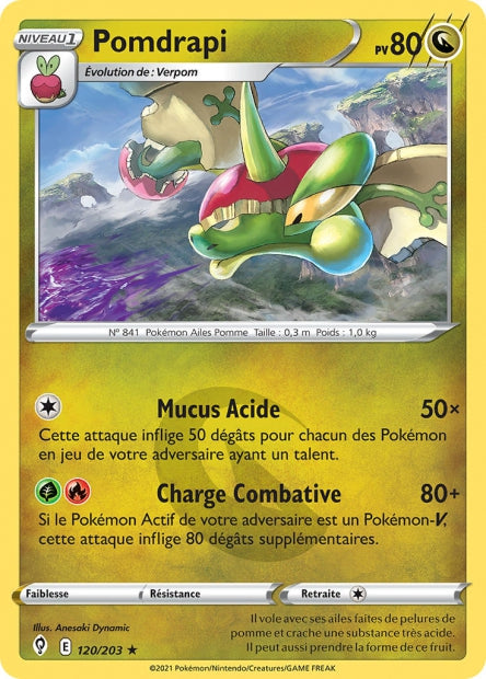 Carte Pokémon Pomdrapi 120/203 EVS EB07 LorenZone