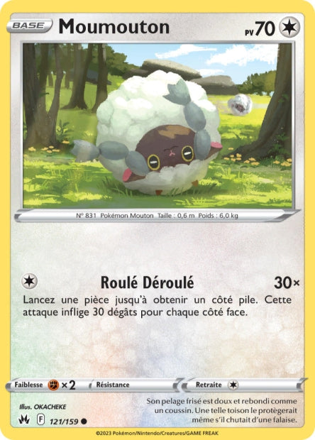 Carte Pokémon Moumouton 121/159 CRZ EB12_5 LorenZone