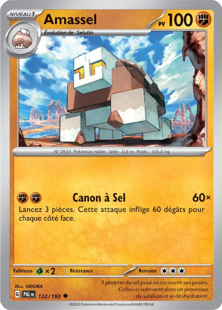 Carte Pokémon Amassel 122/193 PAL EV02 LorenZone