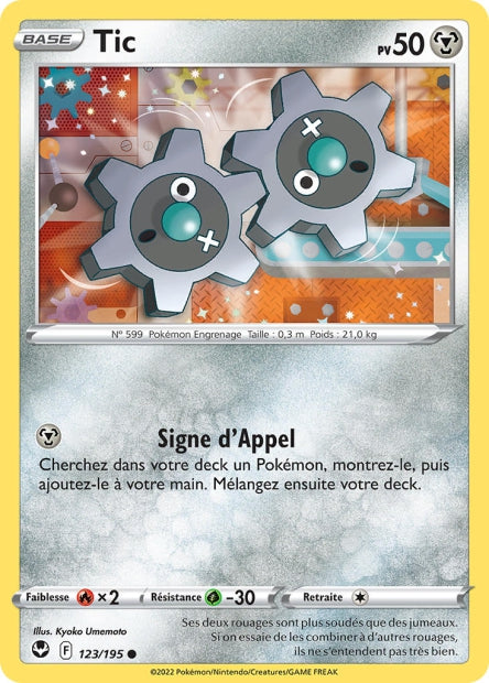 Carte Pokémon Tic 123/195 SIT Tempete Argentee EB12 Neuf FR LorenZone