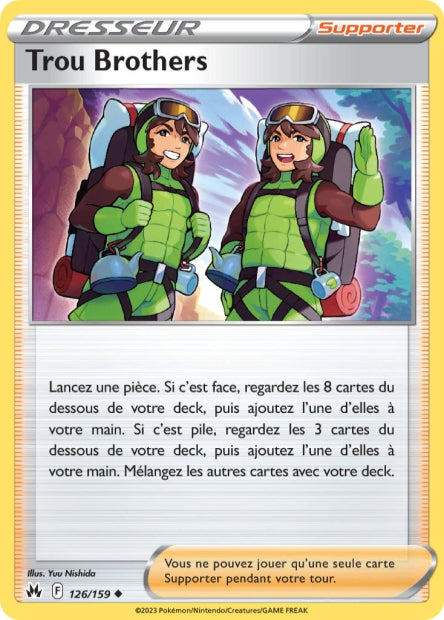 Carte Pokémon Trou Brothers 126/159 CRZ EB12_5 LorenZone