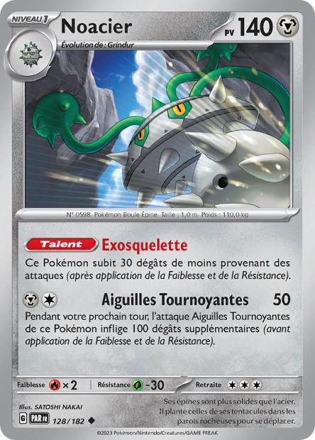 Carte Pokémon Noacier 128/182 PAR Faille Paradoxe EV04 Neuf FR LorenZone