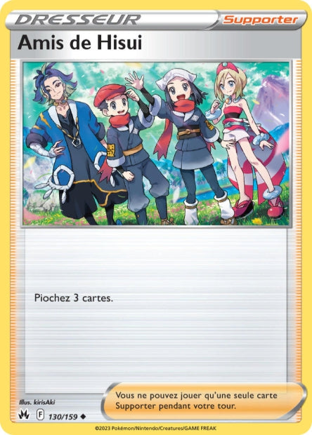 Carte Pokémon Amis de Hisui 130/159 CRZ EB12_5 LorenZone