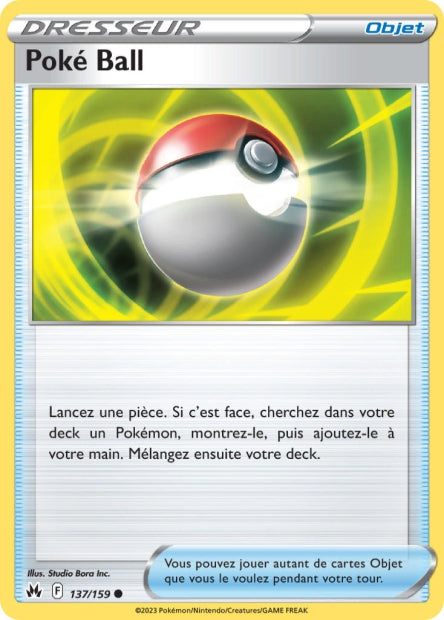 Carte Pokémon Poké Ball 137/159 CRZ EB12_5 LorenZone