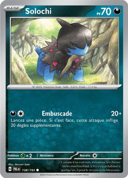 Carte Pokémon Solochi 138/193 PAL EV02 LorenZone