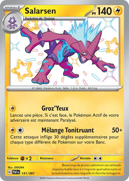 Carte Pokémon Salarsen 141/091 Destinees de Palea EV4_5 LorenZone