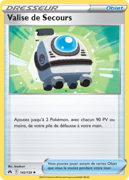Carte Pokémon Valise de Secours 142/159 CRZ EB12_5 LorenZone