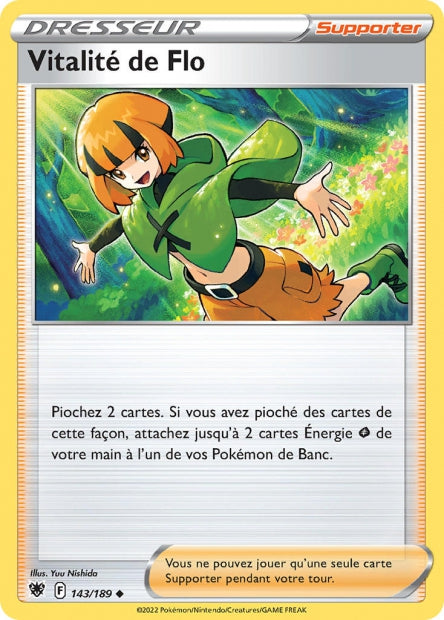 Carte Pokémon Vitalité de Flo 143/189 ASR EB10 LorenZone