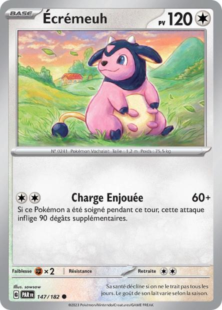 Carte Pokémon Écrémeuh 147/182 PAR Faille Paradoxe EV04 Neuf FR LorenZone