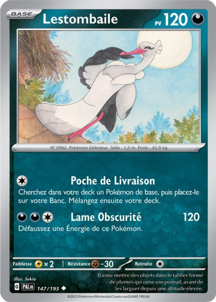 Carte Pokémon Lestombaile 147/193 PAL EV02 LorenZone