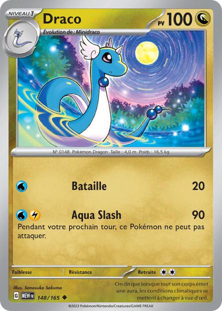 Carte Pokémon Dracolosse 149/165 MEW 151 EV3_5 Neuf FR LorenZone