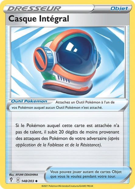 Carte Pokémon Casque Intégral 148/203 EVS EB07 LorenZone