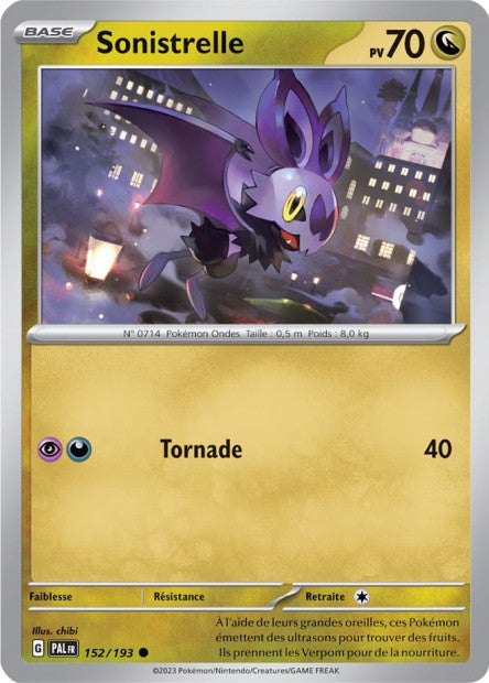Carte Pokémon Sonistrelle 152/193 PAL EV02 LorenZone