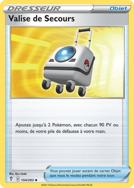 Carte Pokémon Valise de Secours 154/203 EVS EB07 LorenZone