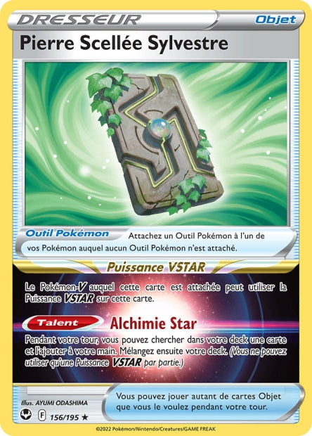 Carte Pokémon Tablette Scellée Sylvestre 156/195 SIT Tempete Argentee EB12 Neuf FR LorenZone