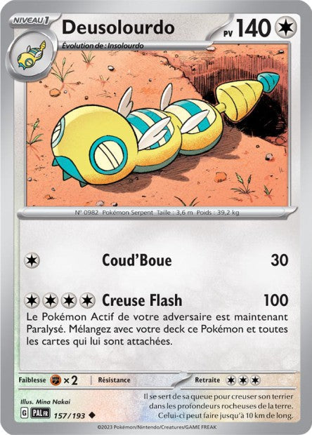 Carte Pokémon Deusolourdo 157/193 PAL EV02 LorenZone