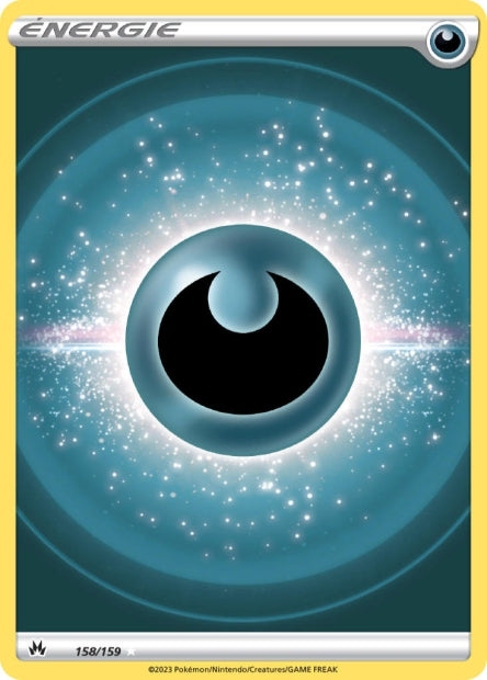 Carte Pokémon Énergie Obscurité 158/159 CRZ EB12_5 LorenZone