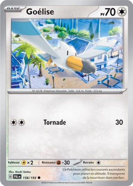 Carte Pokémon Goélise 158/193 PAL EV02 LorenZone