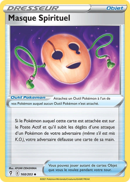 Carte Pokémon Masque Spirituel 160/203 EVS EB07 LorenZone
