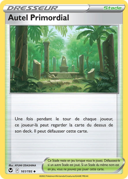 Carte Pokémon Autel primordial 161/195 SIT Tempete Argentee EB12 Neuf FR LorenZone
