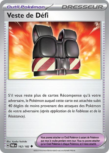 Carte Pokémon Veste de Défi 162/182 PAR Faille Paradoxe EV04 Neuf FR LorenZone