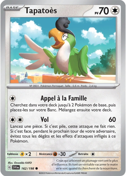 Carte Pokémon Tapatoès 162/198 SV1 EV01 LorenZone