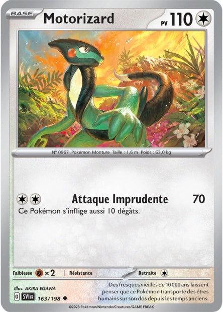 Carte Pokémon Motorizard 163/198 SV1 EV01 LorenZone