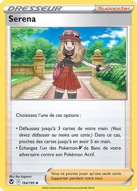 Carte Pokémon Serena 164/195 SIT Tempete Argentee EB12 Neuf FR LorenZone