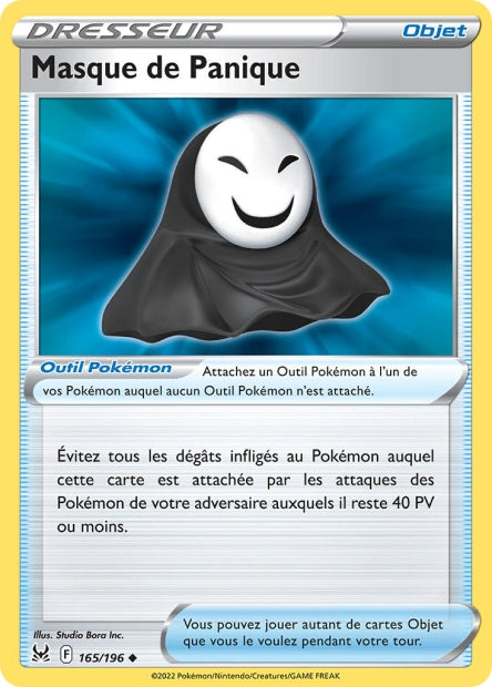 Carte Pokémon Masque de Panique 165/196 LOR Origine Perdue EB11 Neuf FR LorenZone