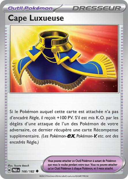 Carte Pokémon Cape Luxueuse 166/182 PAR Faille Paradoxe EV04 Neuf FR LorenZone