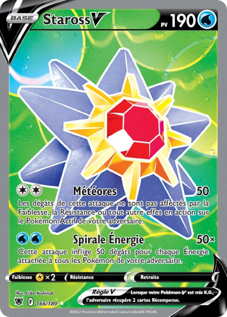 Carte Pokémon Staross V 166/189 ASR EB10 LorenZone