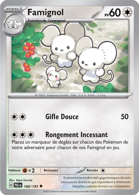 Carte Pokémon Famignol 168/193 PAL EV02 LorenZone