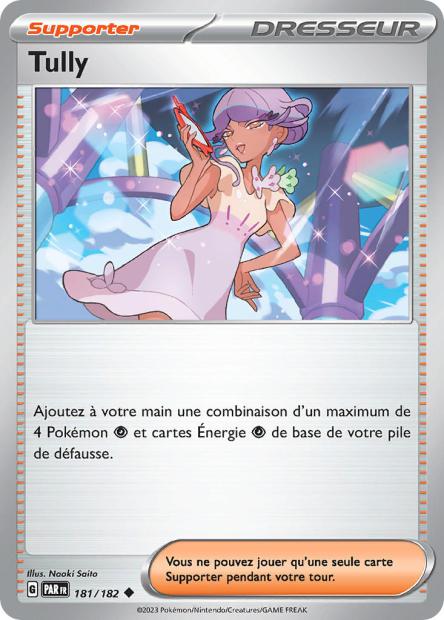 Carte Pokémon Tully 181/182 PAR Faille Paradoxe EV04 Neuf FR LorenZone