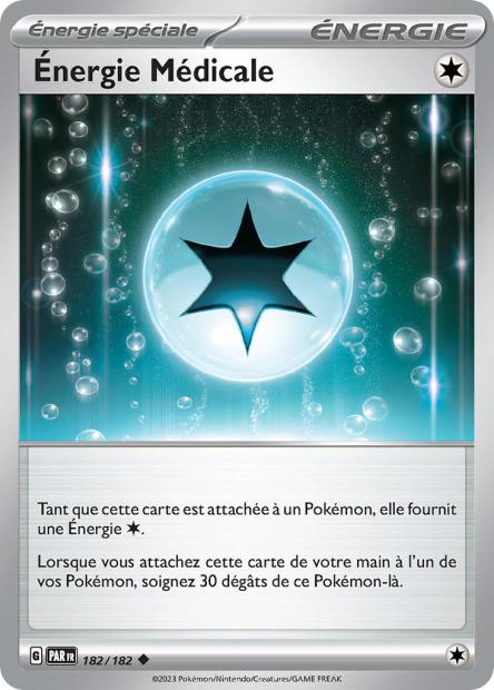 Carte Pokémon Énergie Médicale 182/182 PAR Faille Paradoxe EV04 Neuf FR LorenZone