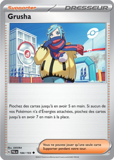 Carte Pokémon Grusha 184/193 PAL EV02 LorenZone
