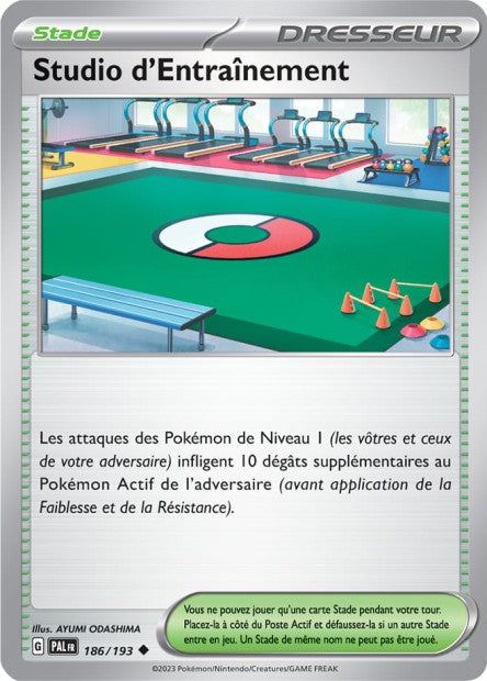 Carte Pokémon Studio d’Entraînement 186/193 PAL EV02 LorenZone