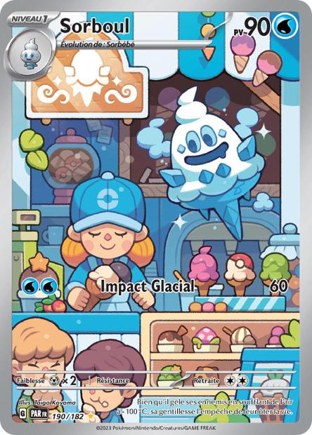 Carte Pokémon Sorboul 190/182 PAR Faille Paradoxe EV04 Neuf FR LorenZone