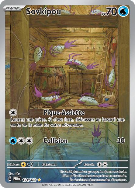 Carte Pokémon Sovkipou 191/182 PAR Faille Paradoxe EV04 Neuf FR LorenZone