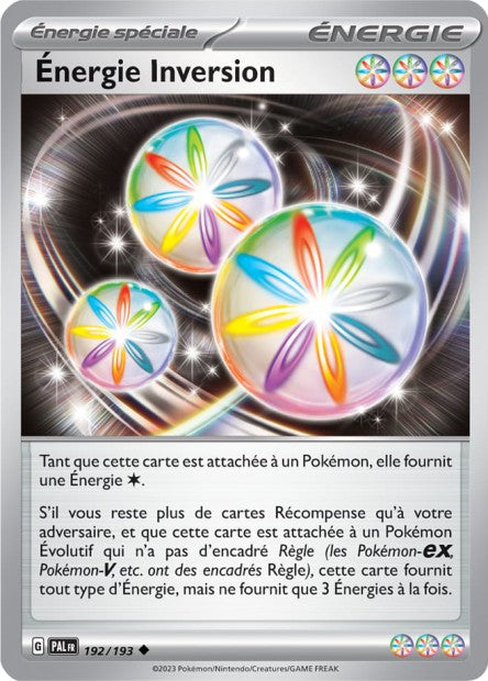 Carte Pokémon Énergie Inversion 192/193 PAL EV02 LorenZone