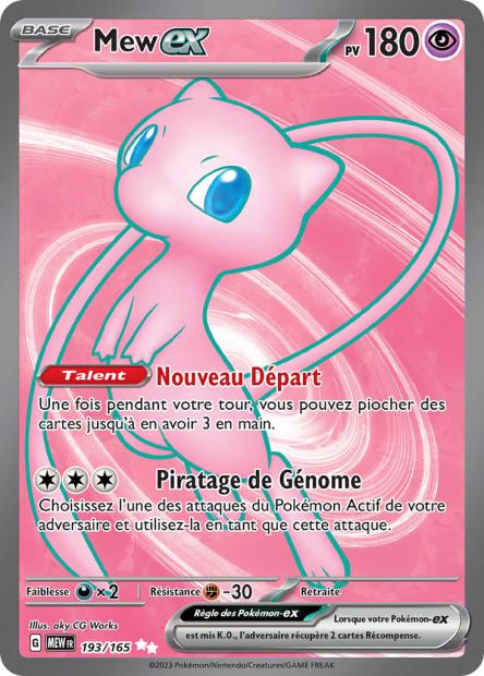 Carte Pokémon Aide de Nina 195/165 MEW 151 EV3_5 Neuf FR LorenZone