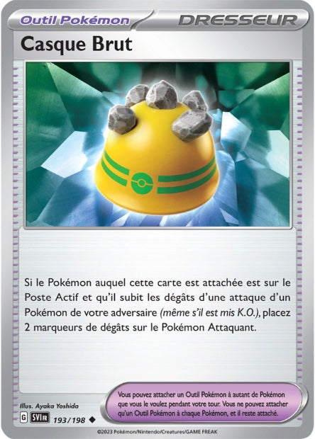Carte Pokémon Casque Brut 193/198 SV1 EV01 LorenZone