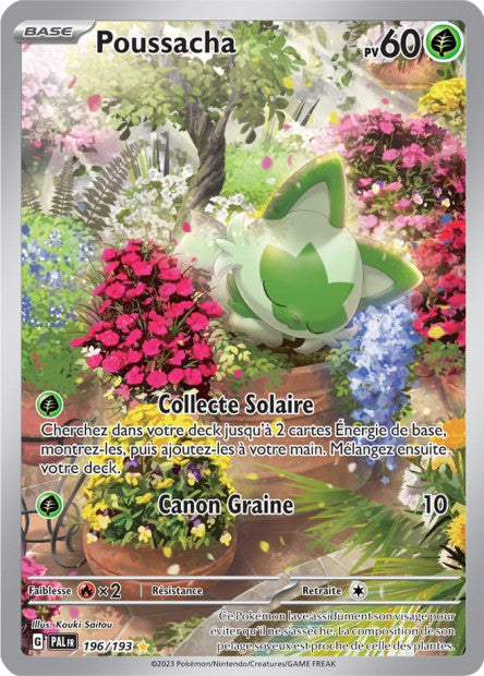 Carte Pokémon Poussacha 196/193 PAL EV02 LorenZone